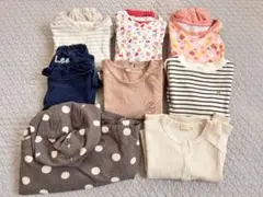 【未使用品有り】90cm 子供服　女の子　８点セット
