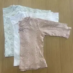 90センチ　長袖シャツ3枚セット女の子
