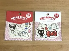 サンリオ　フレークシールA・B(ハローキティ50周年) ステッカー