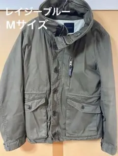 【匿名配送】レイジーブルー⭐︎ブルゾン　ミリタリージャケットのサムネイル
