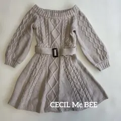 CECIL Mc BEE ニット ミニ ワンピース ピンク Mサイズ