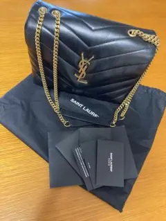 SAINT LAURENT ブラックショルダーバッグ