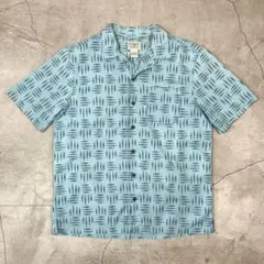 L.L.Bean エルエルビーン 総柄　オープン カラーシャツ Lサイズのサムネイル