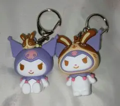 サンリオ マイメロディ♡クロミ×宇佐美 立体ラバーキーホルダー