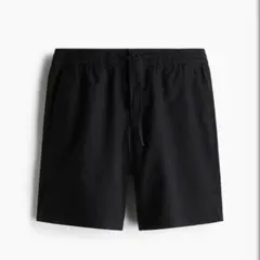 2*4様 H&M レギュラーフィット リネンショートパンツ　ブラック