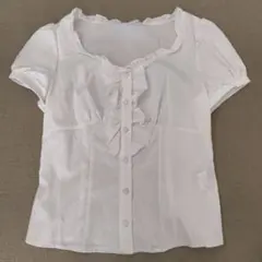 SHEIN　白　ブラウス