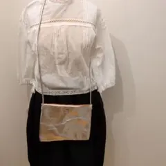 新品 ＩＬ ＢＩＳＯＮＴＥ(イル ビゾンテ) シルバーショルダーＢＡＧ