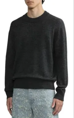 SUNFLOWER サンフラワー メリノウール ニット XL グレー 美品