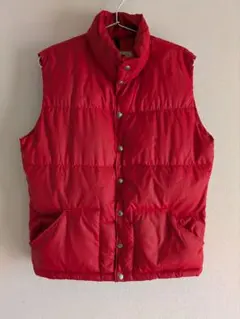 70s初期茶タグ 希少Lサイズ ノースフェイス 茶タグ ダウンベストUSA製 2025