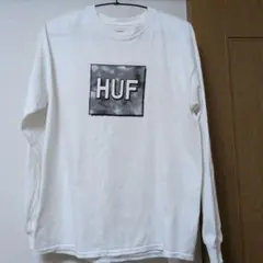 HUF ホワイト ロングスリーブ Tシャツ L