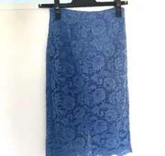 GU レーススカートブルー　Sサイズ