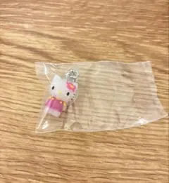ガチャ　ハローキティめじるしアクセサリー　お花キティ