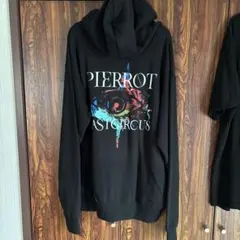 PIERROT LASTCIRCUS Arlequinジップアップパーカー(赤) PIERROT Arlequin ジップアップパーカー XL (赤) - メルカリ