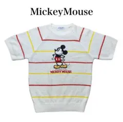 90’s Vintage Mickey Mouse サマーニットy2k パンク