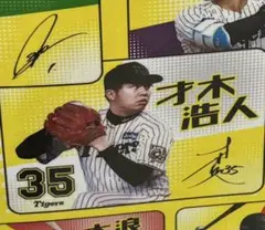 阪神タイガース　才木浩人　シークレット12選手フォトブランケット
