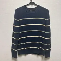 GAP ネイビー ストライプ クルーネックセーター XSボーダーセーターニット
