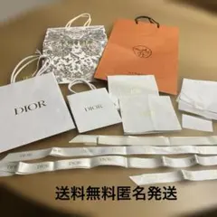 エルメスショッパー１点Dior ショッパー３点リボン4本布袋2枚カード一枚