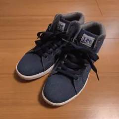 LEE デニムハイカットスニーカー　24.5cmのサムネイル