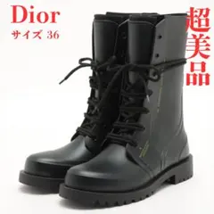 【超美品】Dior ディオール キャンプ ラバーブーツ レインブーツ サイズ36のサムネイル