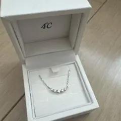 4℃ シルバーダイヤモンド風ネックレスのサムネイル