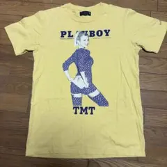 TMT PLAYBOY コラボ Tシャツ イエロー　 Lサイズのサムネイル