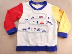 ミキハウス　ホットビスケッツ　男の子　長袖トレーナー　100センチ