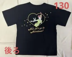 ピーターパン　ティンカーベル　半袖　Tシャツ　130 ブラック