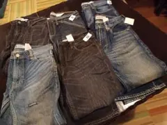 GAP 未使用 ６本 デニムデニムパンツセット スリムブーツカット・フレア等