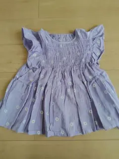 apres les cours 花柄 半袖ブラウス 140cm