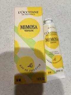 新品　ロクシタン　ミモザ　オードトワレ　ハンドクリーム