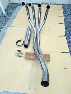 ワンオフ用50.8φデュアルフレアテールサイレンサー/出口オフセット仕様
