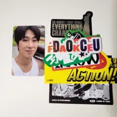 ①ユノ　ユンホ★東方神起　 I-KNOW トレカ　ステッカー