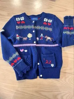 【美品】Polo Ralph Lauren キッズ カーディガン 4/5T