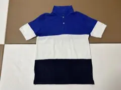 BEAMS LIGHTS ポロシャツ S メンズ 3色切替 春夏 ※薄汚れあり