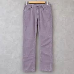 GAP 1969 コーデュロイパンツ スリム パープル くすみピンク