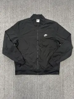 Nike ブラック ナイロンジャケット　ブラック　黒　メンズL