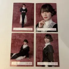 守屋麗奈 櫻坂46 5th Anniversary ドレス 生写真 4種コンプ