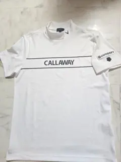 特別な１枚　Callaway モックネックシャツ ホワイト メンズLサイズ新品のサムネイル