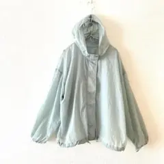 ☆【Bliatorm】シアーブルゾン バックタック 裾ドロスト 袖口ゴム L