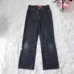 3158 レディース ストレートデニムパンツ ジーンズボトム カジュアル S