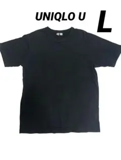 UNIQLO クルーネックTシャツ 黒 L