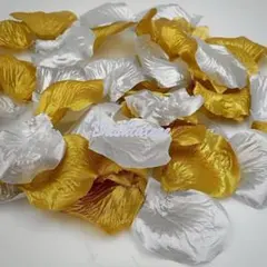 フラワーシャワー 造花 大容量 結婚式 ウエディング ゴールド ホワイト