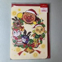 アンパンマン 飛び出す 立体 クリスマスカード