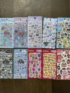 プチドロ ドラえもん たべっ子どうぶつ あわわちゃん たまごっち 10枚セットのサムネイル