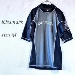 Kissmark 半袖ラッシュガード Mサイズ 黒 水着 水泳 622
