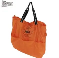 ルートート スヌーピー エコバッグ グランデ 大容量 トートバッグ オレンジ