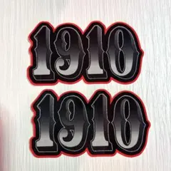 1910 ステッカー2枚セット