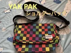 YAKPak マルチカラー チェック ショルダーバッグ