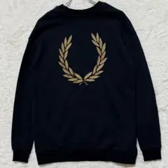 BEAMS別注 フレッドペリー エンブロイダリー ビッグロゴ刺繍 トレーナー S