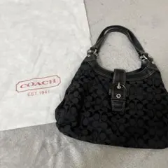 COACH ブラック ハンドバッグ